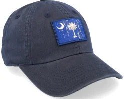 Dad Cap-American Needle S Carolina Ballpark Patch Navy Dad Cap -