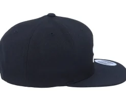 Snapback-Iconic S Letter 3D Black Snapback -