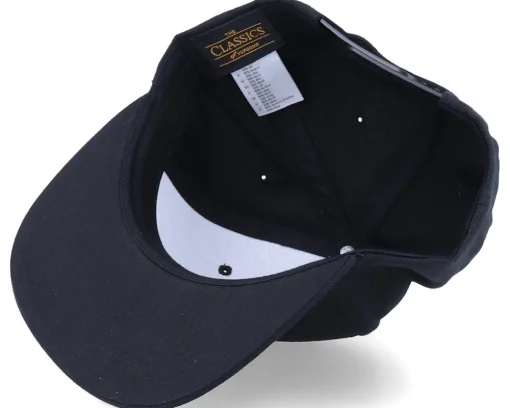 Snapback-Iconic S Letter 3D Black Snapback -
