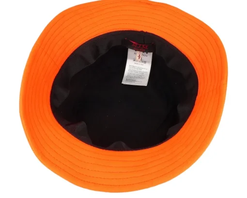 Buckets-MJM Hats Safety Polyester Orange Bucket -