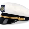 Vega-CTH Ericson Sailor Sr. Wool Blend White Flat Cap -