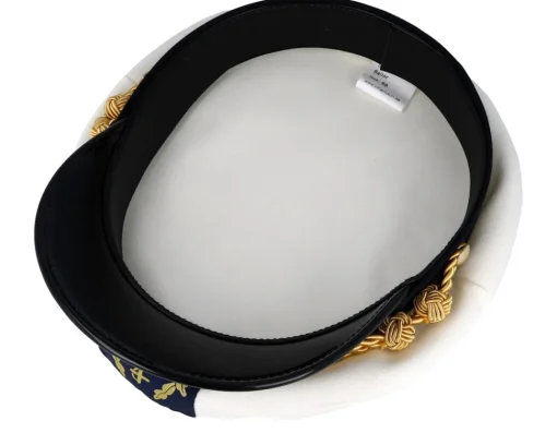 Vega-CTH Ericson Sailor Sr. Wool Blend White Flat Cap -