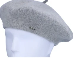 Berets-Barts Sambre Heather Grey Beret -
