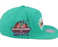 Snapback-Mitchell & Ness San Antonio Spurs Desert Green Teal Snapback -
