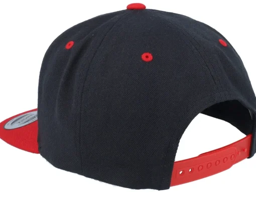 Snapback-Ho-Ho-Hats Santa Claus Car Sleigh Patch Black/Red Snapback -