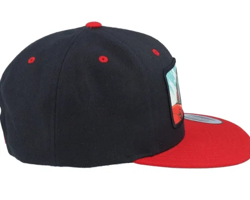 Snapback-Ho-Ho-Hats Santa Claus Going For A Ride Black/Red Snapback -