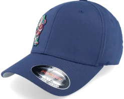 Fashion Ho-Ho-Hats Santa Skate Christmas Xmas Navy Flexfit - Iconic