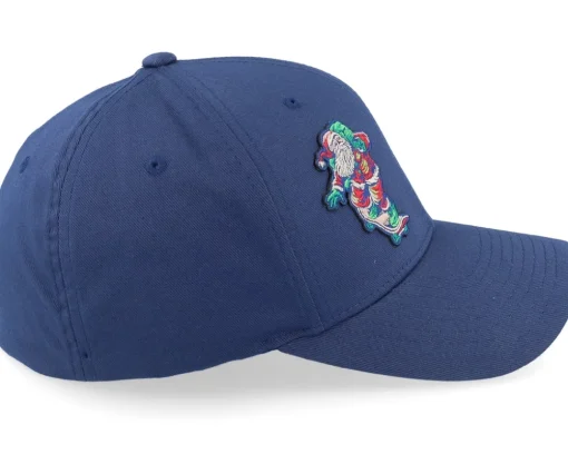 Fashion Ho-Ho-Hats Santa Skate Christmas Xmas Navy Flexfit - Iconic