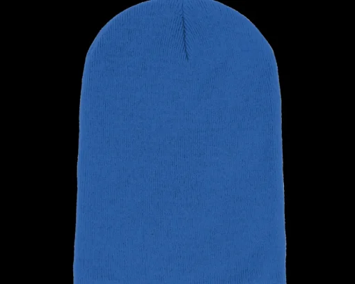 Best Beechfield Sapphire Blue Long Blank Beanie -