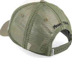 New Element Sbxe Mesh Cap White/Oil Green Trucker -
