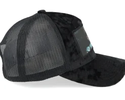 Velvet Caps-Scenes Scara Doll Velvet Black/Black A-frame Trucker -
