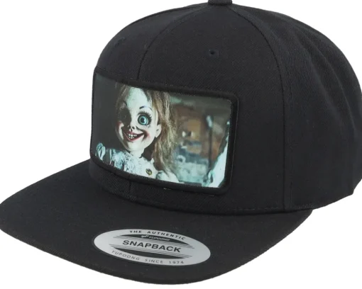 Snapback-Scenes Scary Doll Black Snapback -