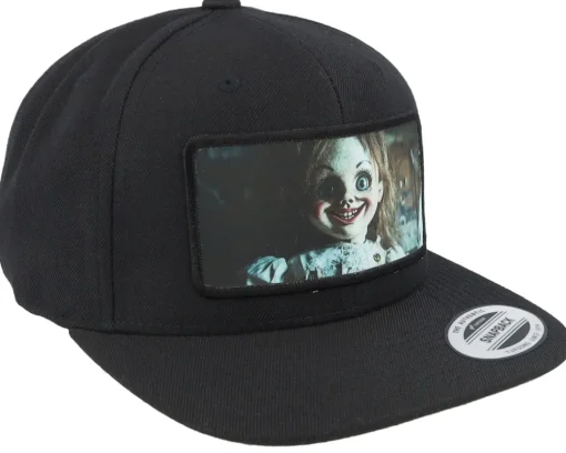 Snapback-Scenes Scary Doll Black Snapback -