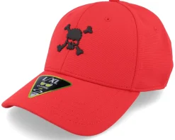 Outlet Oakley Scatter Skull Ff Hat Red Line Flexfit -