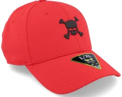 Outlet Oakley Scatter Skull Ff Hat Red Line Flexfit -