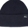 Fashion Jack Wolfskin Schwansee Beanie Dark Navy Cuff -