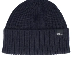 Fashion Jack Wolfskin Schwansee Beanie Dark Navy Cuff -