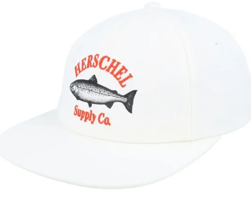 Snapback-Herschel Scout Fishing Cap Blanc De Blanc Snapback -