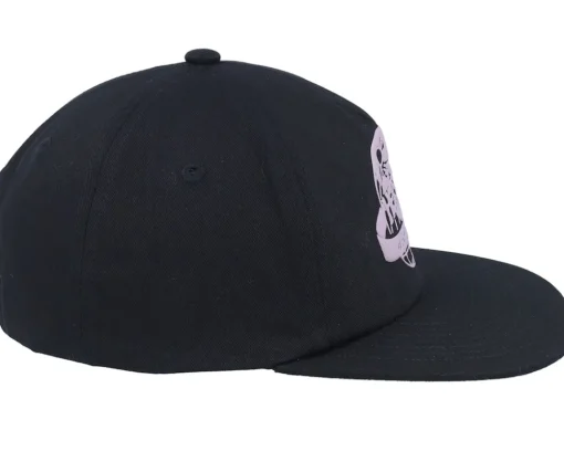 Sale Herschel Scout Globe Tripping Cap Black/Nirvana Snapback -