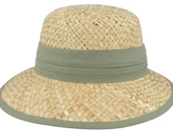 Sale Seeberger 100% Seagras Cap Natural/Khaki Cloche -