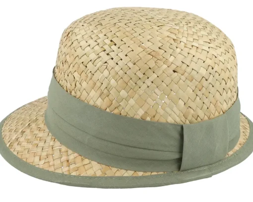 Sale Seeberger 100% Seagras Cap Natural/Khaki Cloche -
