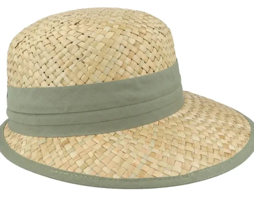 Sale Seeberger 100% Seagras Cap Natural/Khaki Cloche -