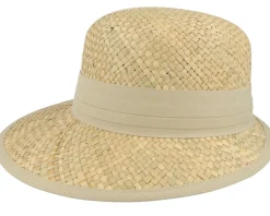 Straw Hat-Seeberger Seagrass Visor Natural Straw Hat -