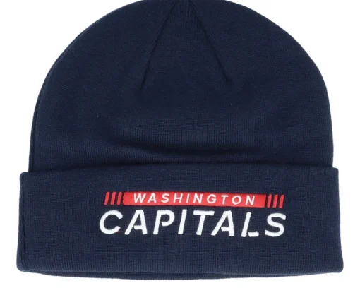 Fashion Fanatics Seattle Kraken Authentic Pro Game&Train Knit Navy Cuff - Blue