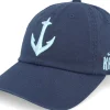 Dad Cap-American Needle Seattle Kraken Blue Line Navy Dad Cap -