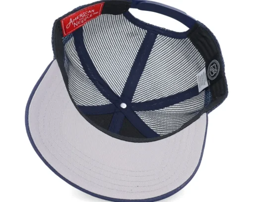 Trucker-American Needle Seattle Kraken Hotfoot Navy A-frame Trucker -