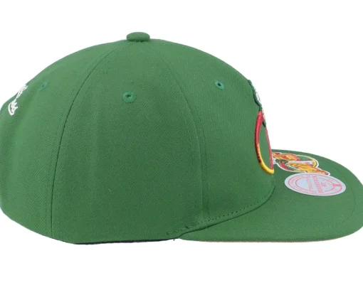 Snapback-Mitchell & Ness Seattle Supersonics Dead Remix Deadstock Snapback - Green