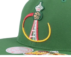 Snapback-Mitchell & Ness Seattle Supersonics Dead Remix Deadstock Snapback - Green