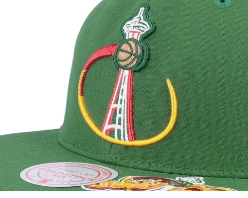 Snapback-Mitchell & Ness Seattle Supersonics Dead Remix Deadstock Snapback - Green