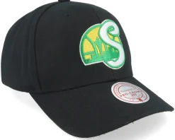 Adjustable-Mitchell & Ness Seattle Supersonics Icon Grail Pro Black Adjustable -