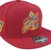 Fitted-Mitchell & Ness Seattle Supersonics Northern Lights Cardinal Fitted - Red