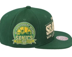 Snapback-Mitchell & Ness Seattle Supersonics With Love Hwc Snapback - Green