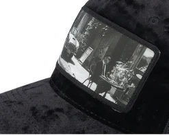 Trucker-Calza Pennello Secret Agent And Car Velvet A-Frame Trucker - Black