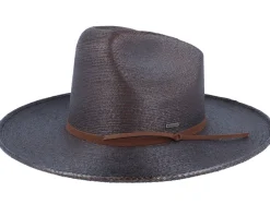 Hot Brixton Sedona Reserve Cowboy Ha Deep Brown Straw Hat -