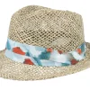 Trilby Hats-Seeberger Seegras Natural Trilby -