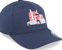 Outlet Kiddo Cap Semi Truck Navy Blue Flexfit -