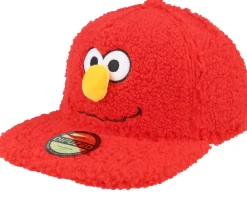 Snapback-Difuzed Sesame Street Elmo Plush Red Strapback -