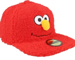 Snapback-Difuzed Sesame Street Elmo Plush Red Strapback -