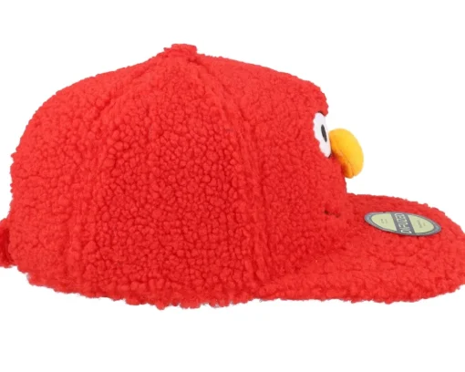 Snapback-Difuzed Sesame Street Elmo Plush Red Strapback -
