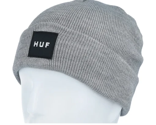 Outlet HUF Set Box Beanie Heather Cuff - Grey