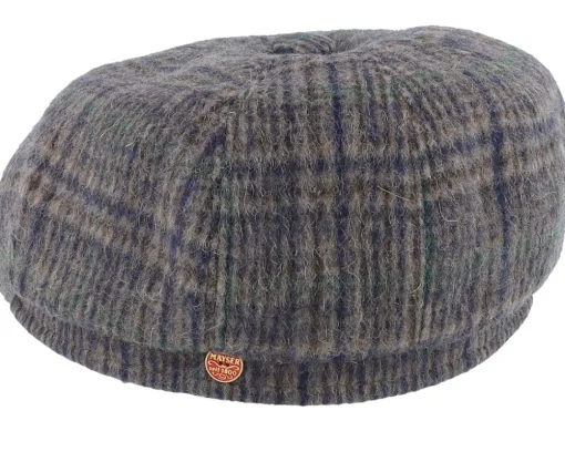 Discount Mayser Seven Amaro Brown-pat. Flat Cap -