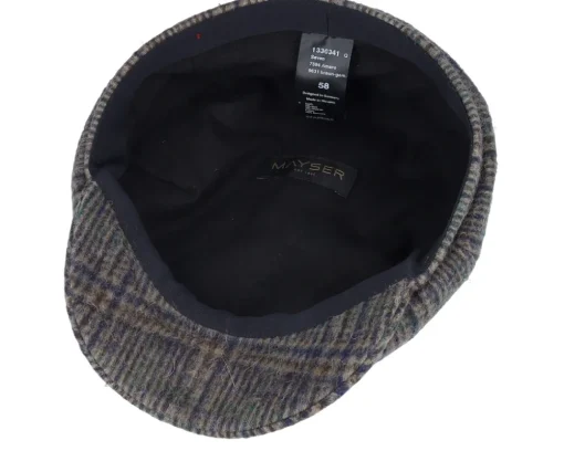 Discount Mayser Seven Amaro Brown-pat. Flat Cap -