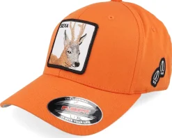 Flexfit-Hunter Sexa Rådjur Bock Orange Wooly Combed Flexfit -