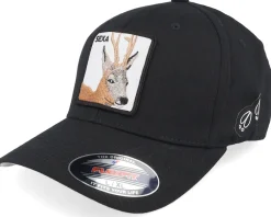 Hot Hunter Sexa Rådjur Bock Wooly Combed Black Flexfit -