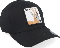 Hot Hunter Sexa Rådjur Bock Wooly Combed Black Flexfit -