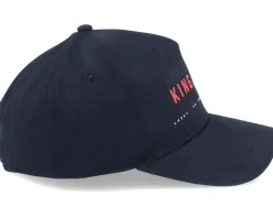 Adjustable-King Apparel Shadwell Curved Peak Black Adjustable -